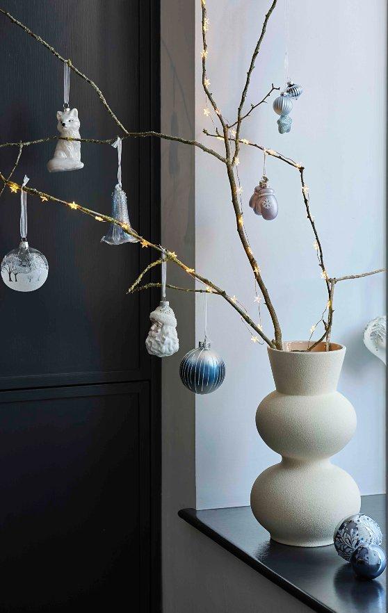 Baubles on a branch