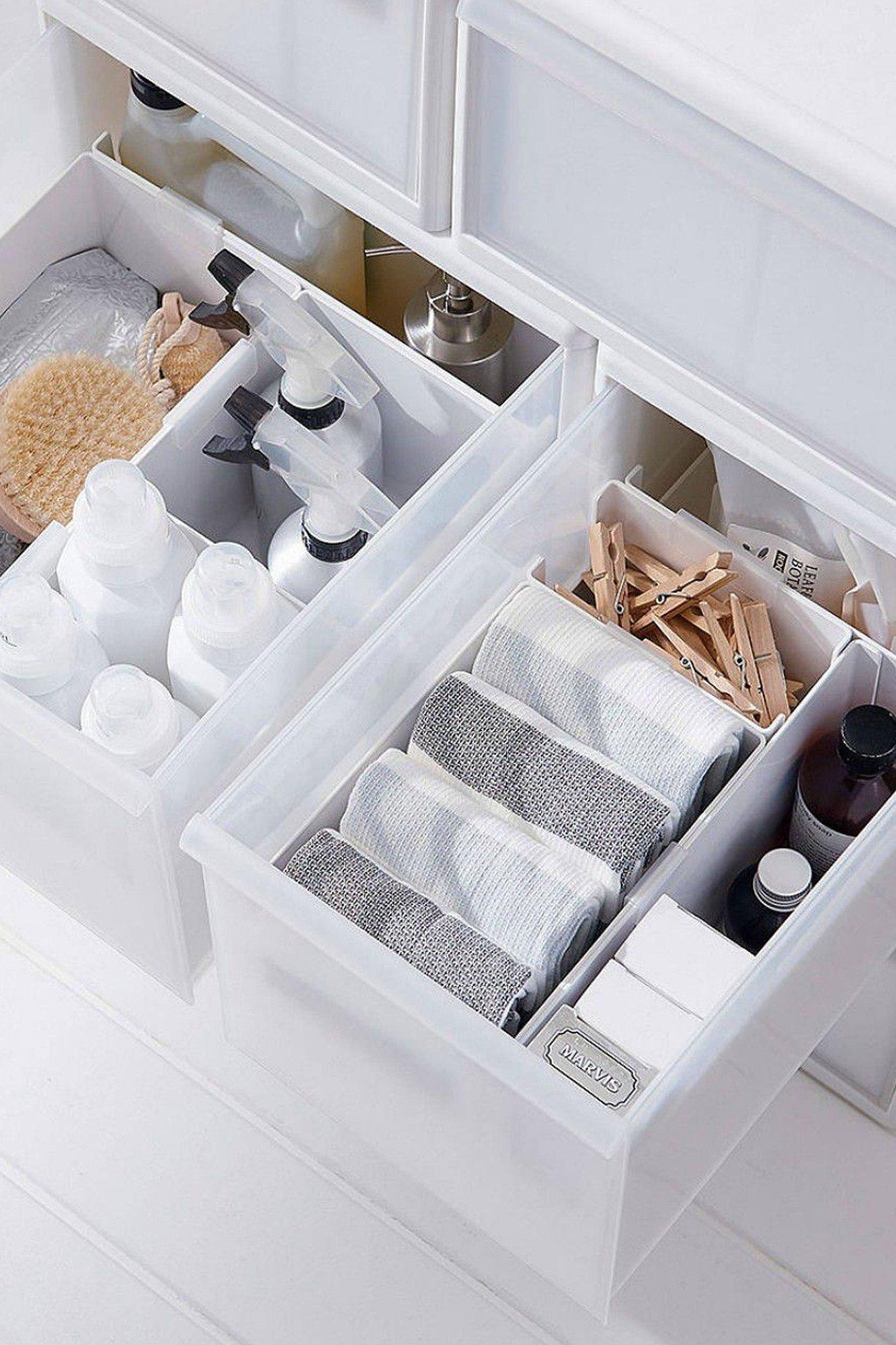 Storage drawer tidy