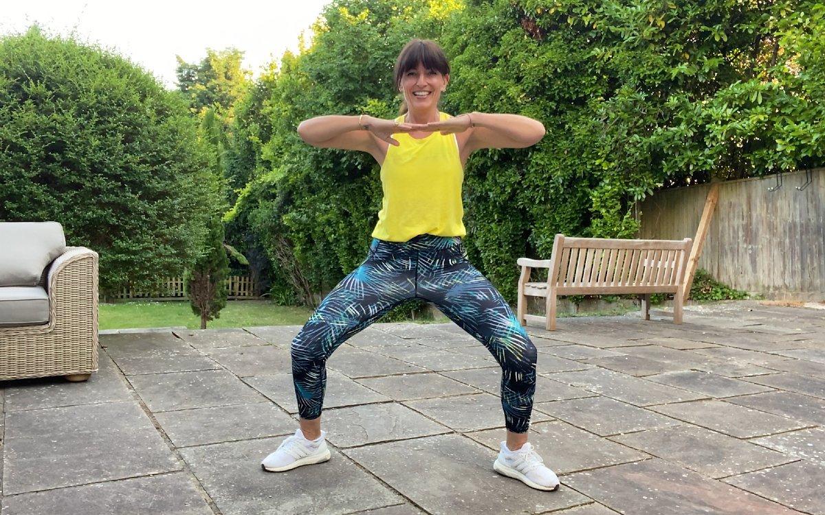 Davina McCall home workout