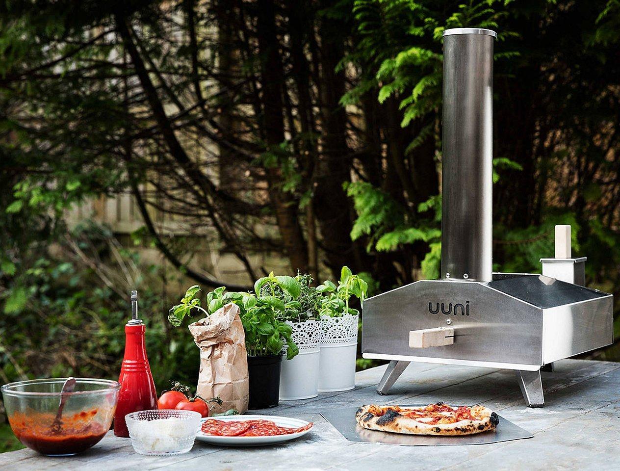 Assortment of outdoor cooking gadgets
