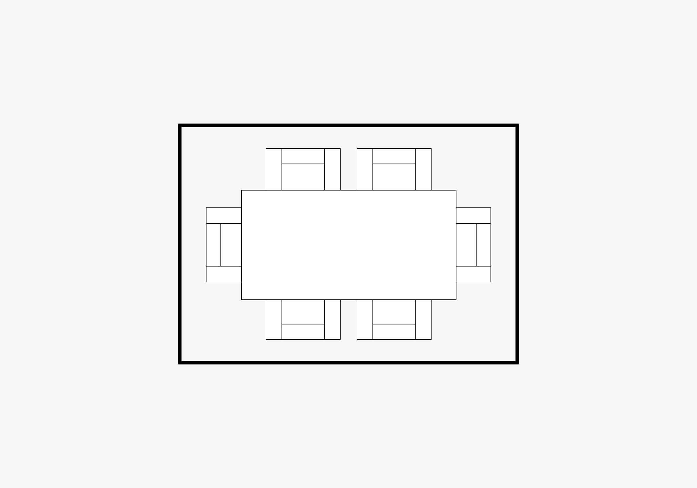 Example Placement: Dining room Large (170 x 240cm)