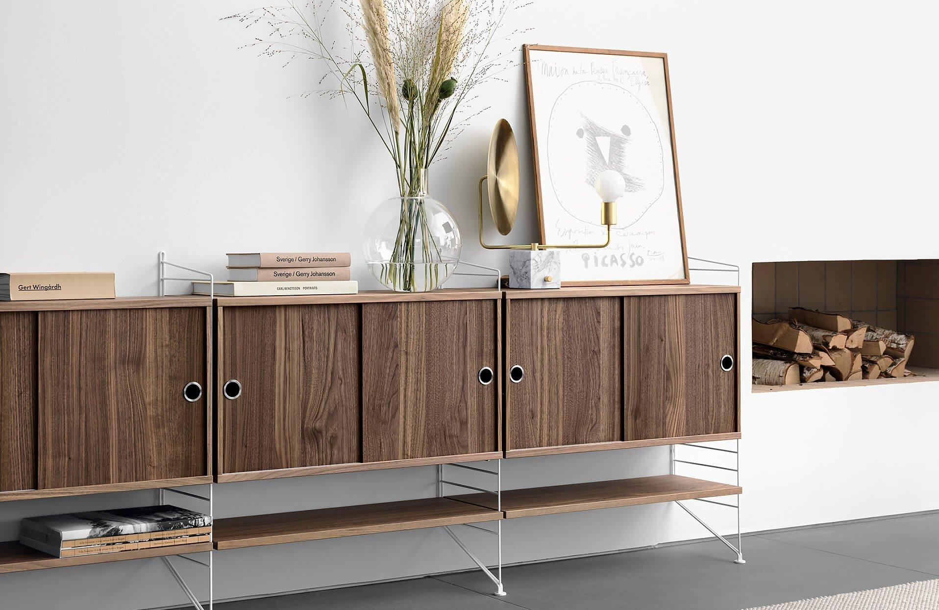 String living room cabinets