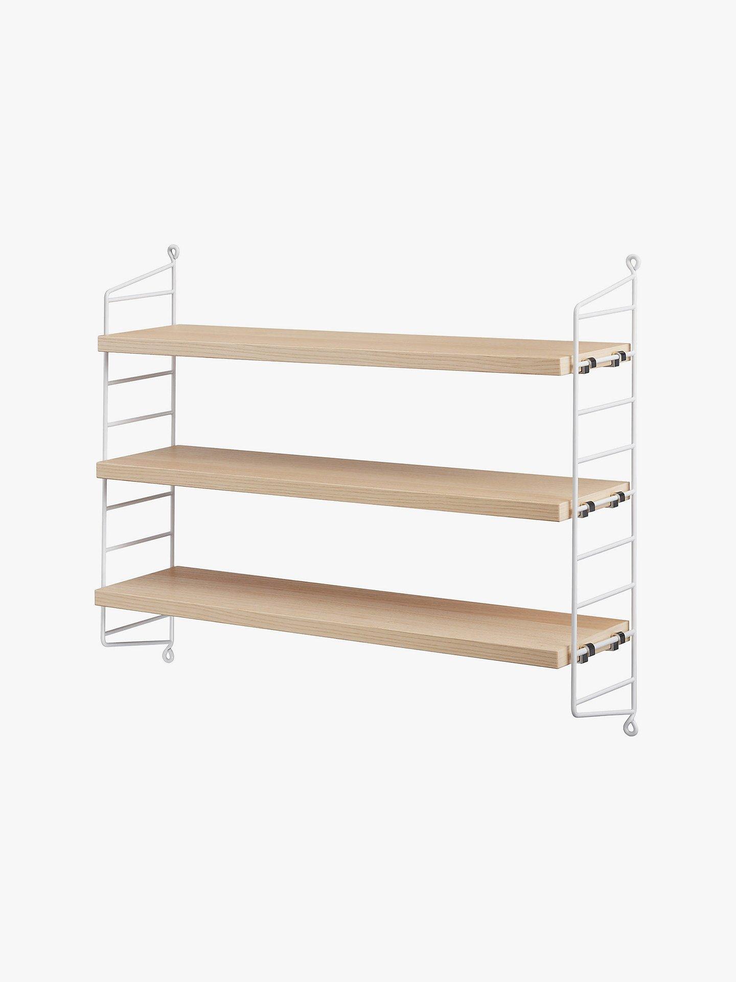 string Pocket Shelves, Oak