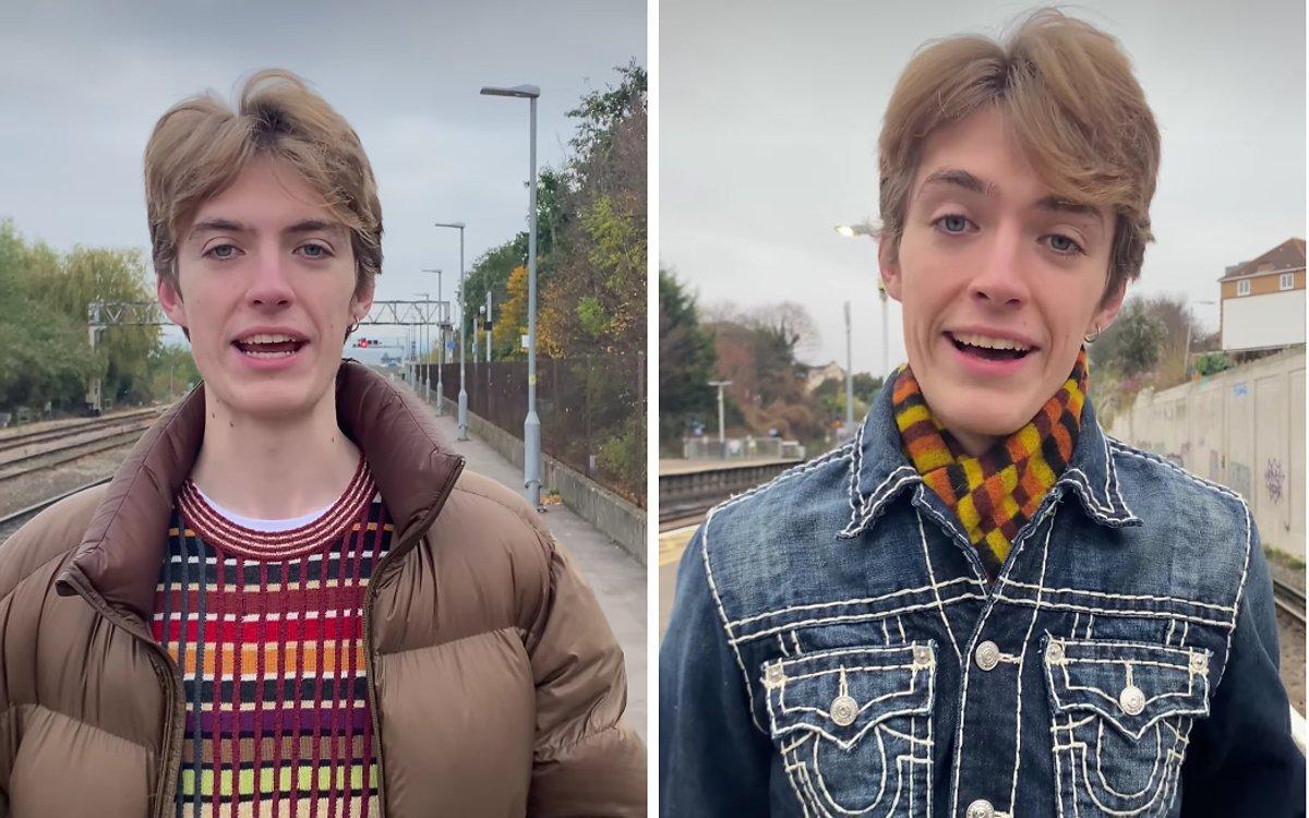 90s POSE UK “Trainspotter couture” tee 90s POSE UK “Trainspotter