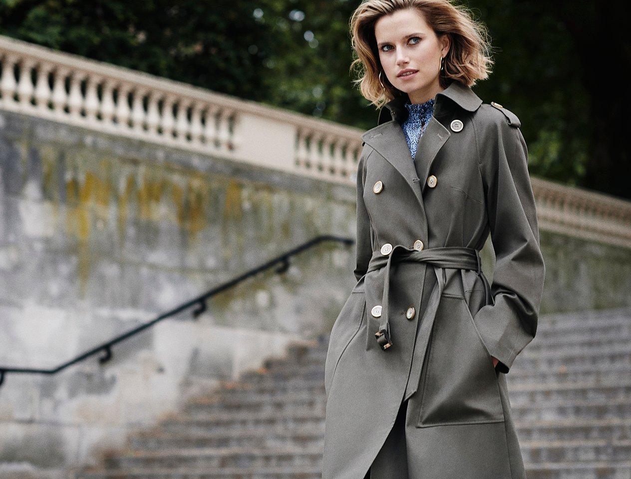 Somerset by Alice Temperley Trench Coat, Khaki