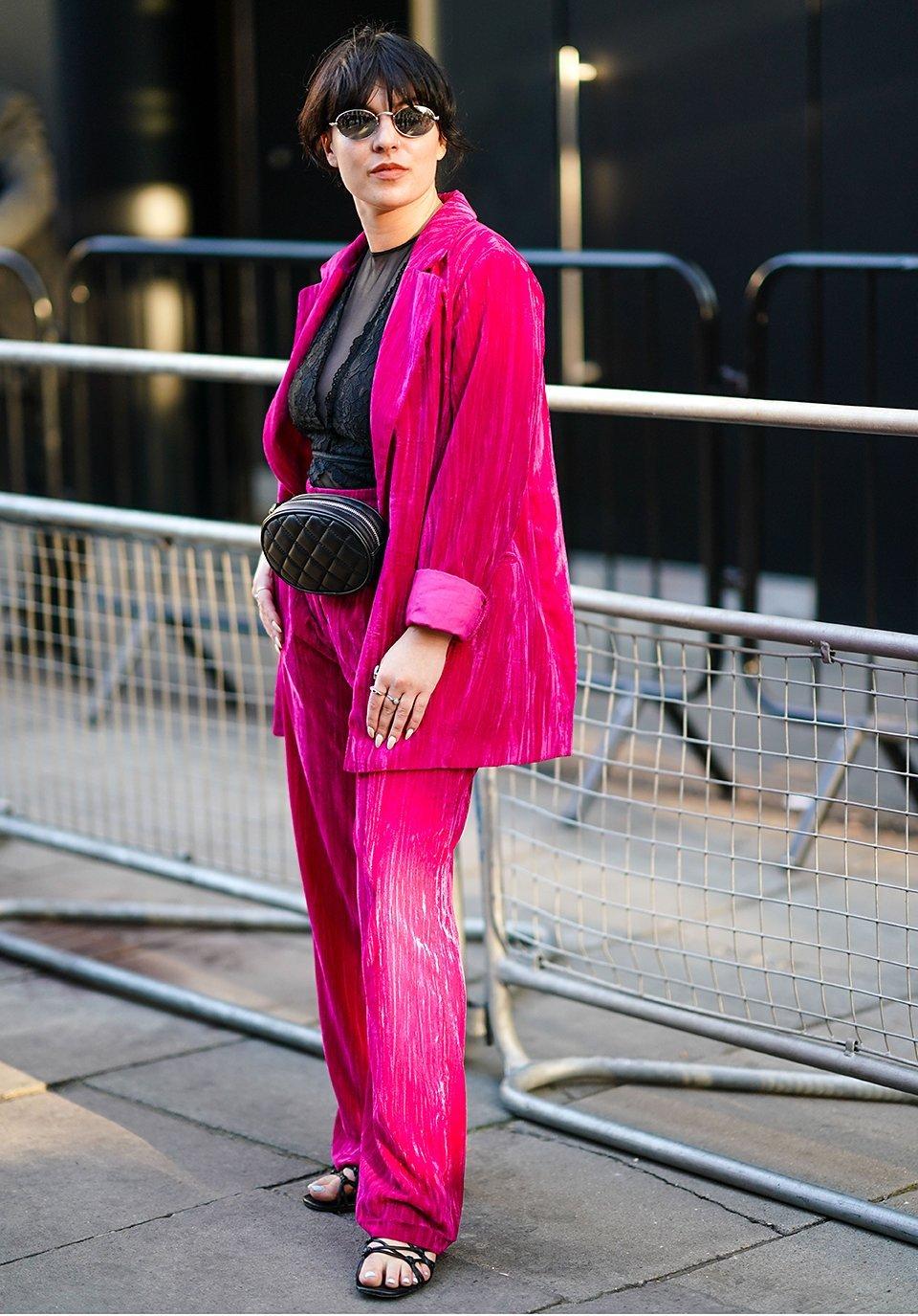 Velvet suit