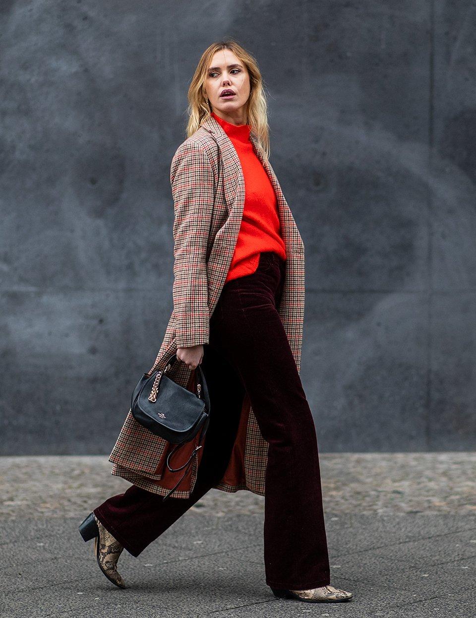 Velvet trousers