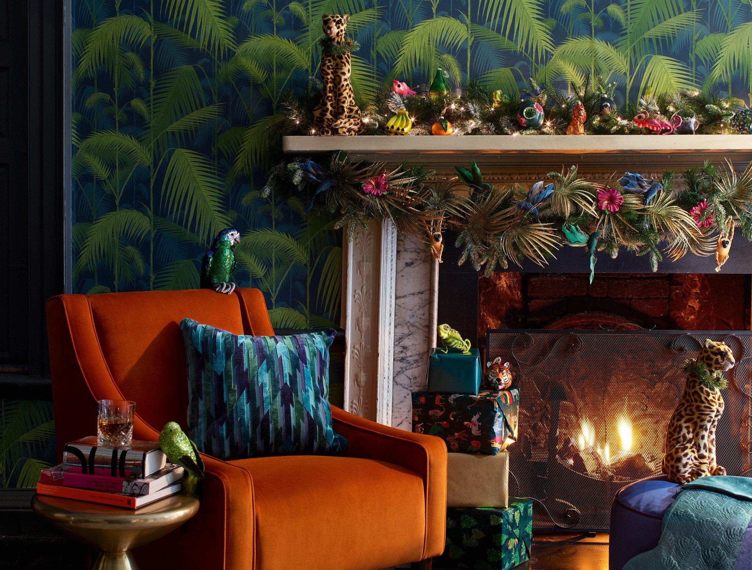 how to decorate with wreaths and garlands