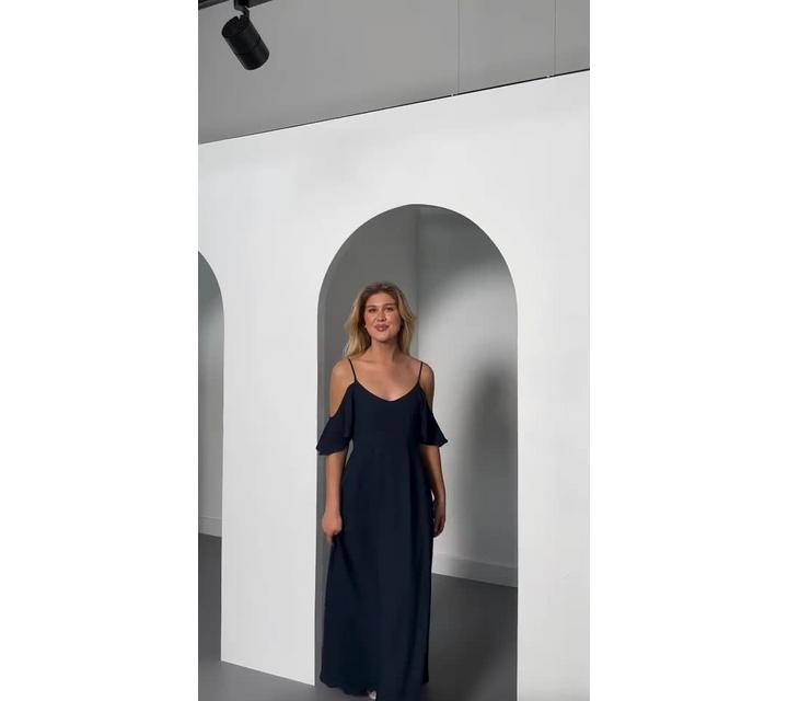 Rewritten Mykonos Cold Shoulder Bridesmaid Dress