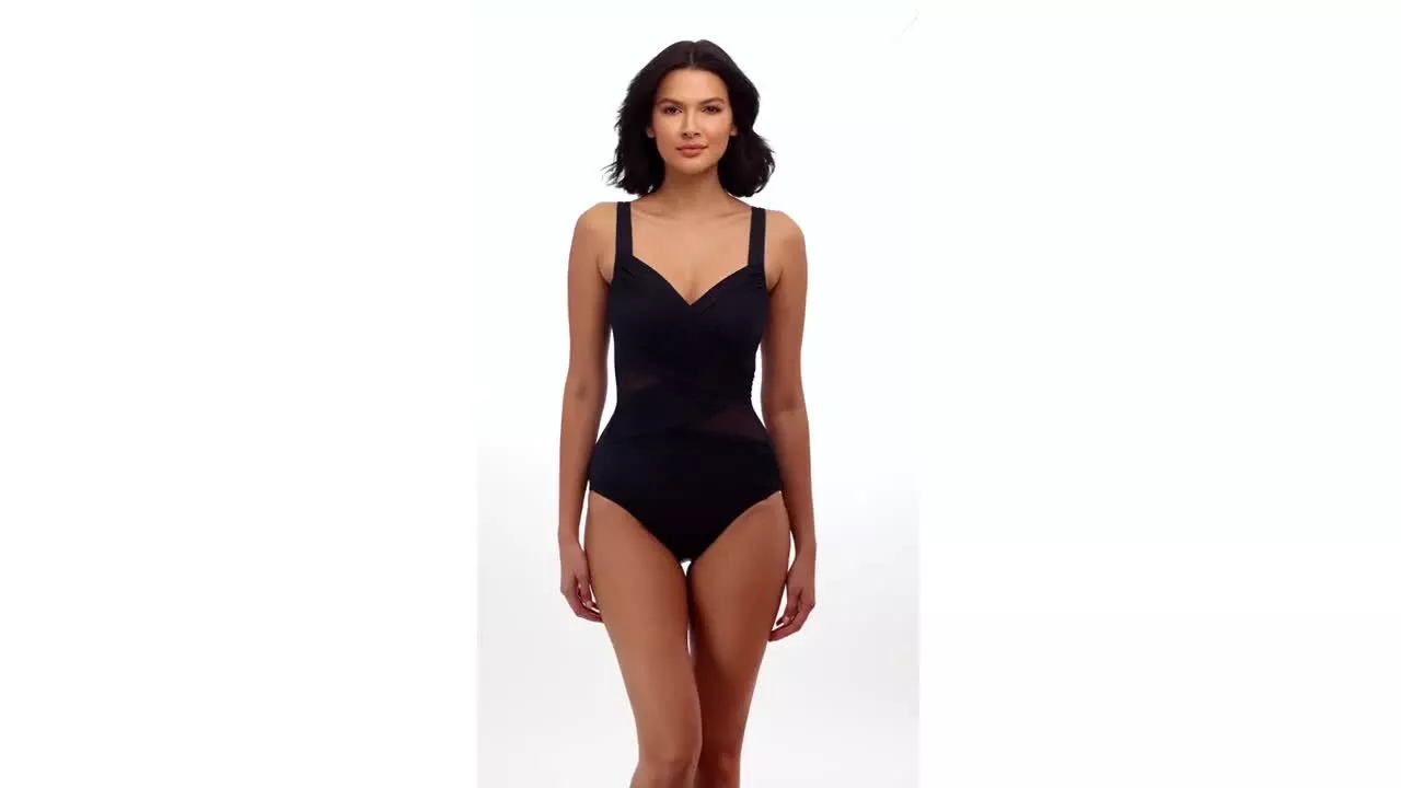 Miraclesuit Madero Network Swimsuit Midnight