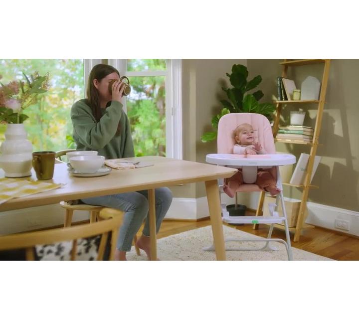 Ingenuity Ity Sun Valley Compact Folding Highchair, Grey