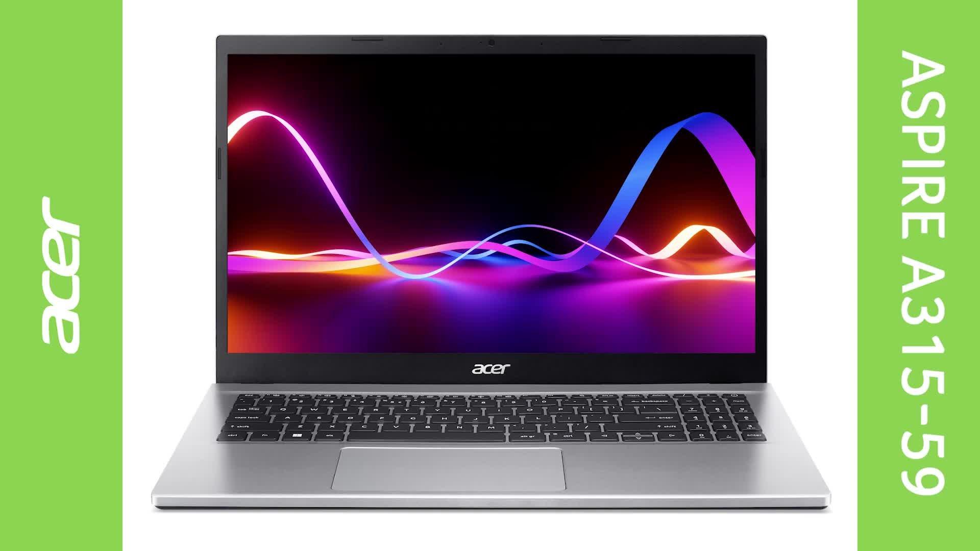 Acer Aspire 3 Laptop Intel Core i7 Processor 16GB RAM 512GB SSD 15.6 Full HD Silver