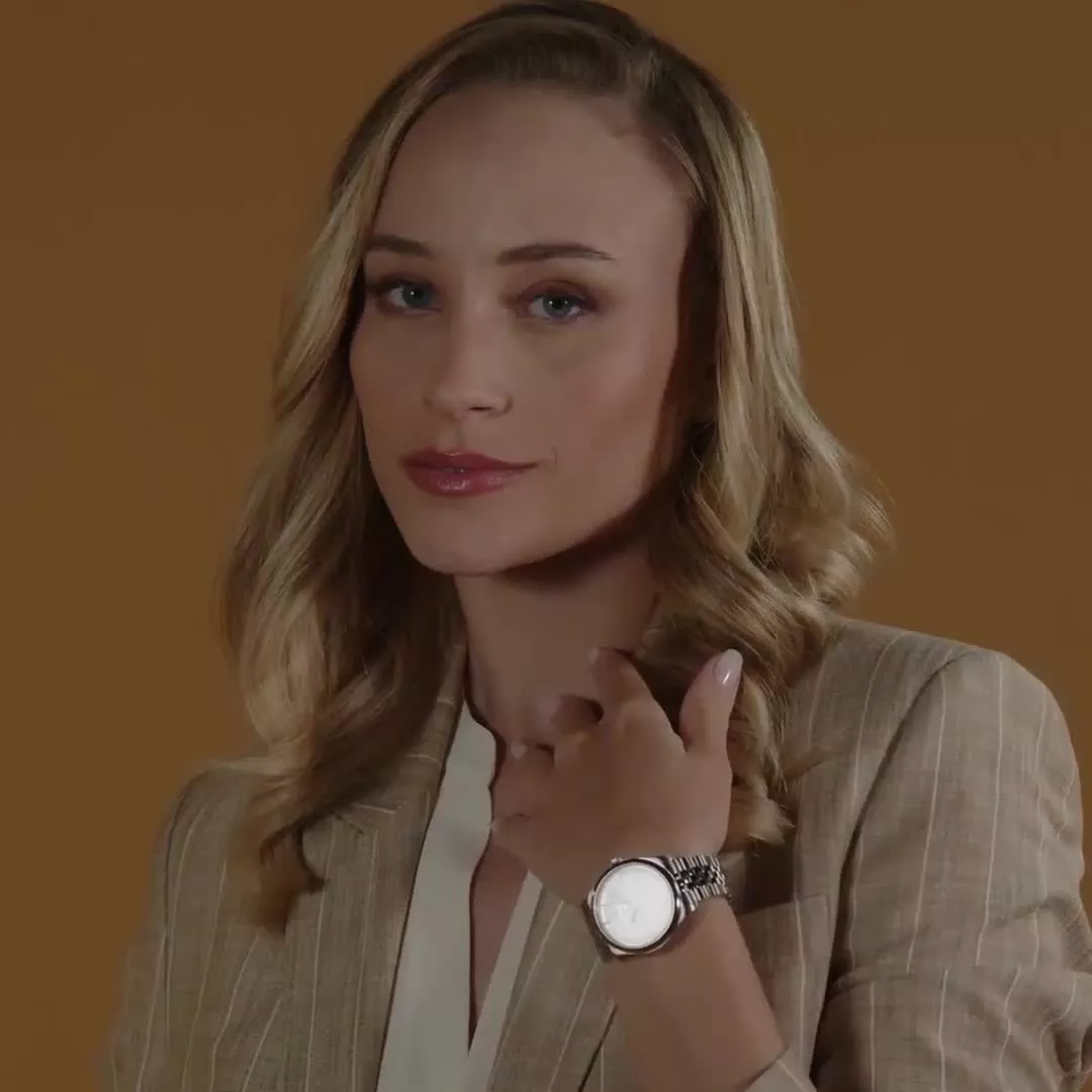 BOSS 1502776 Women's Graceful Bracelet Strap Watch, Silver/Pink