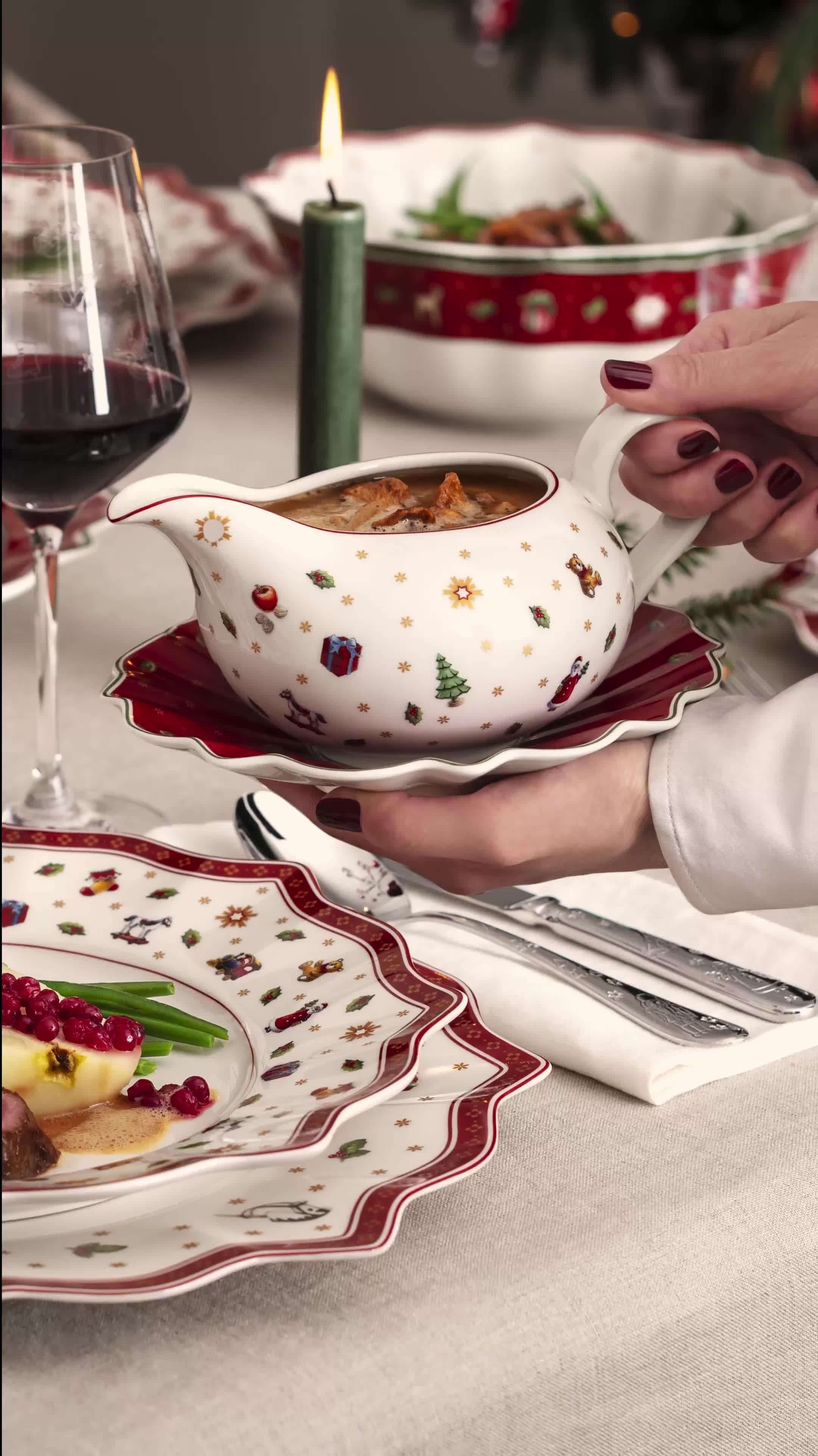 Villeroy & Boch Toy's Delight Porcelain Bowl, Set of 2, 15cm, White/Multi