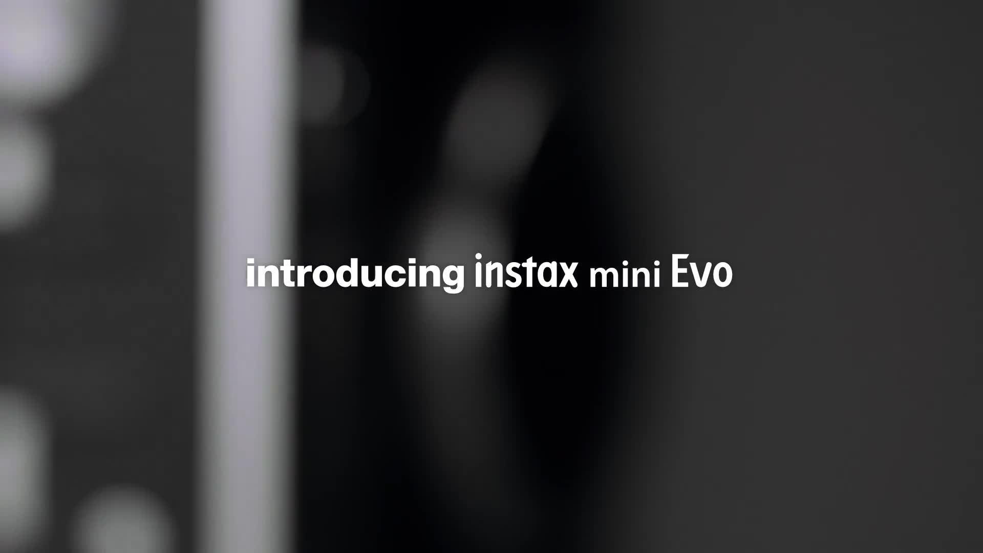 Fujifilm instax™ Mini Evo Instant Camera with Built-In Flash, Black ...