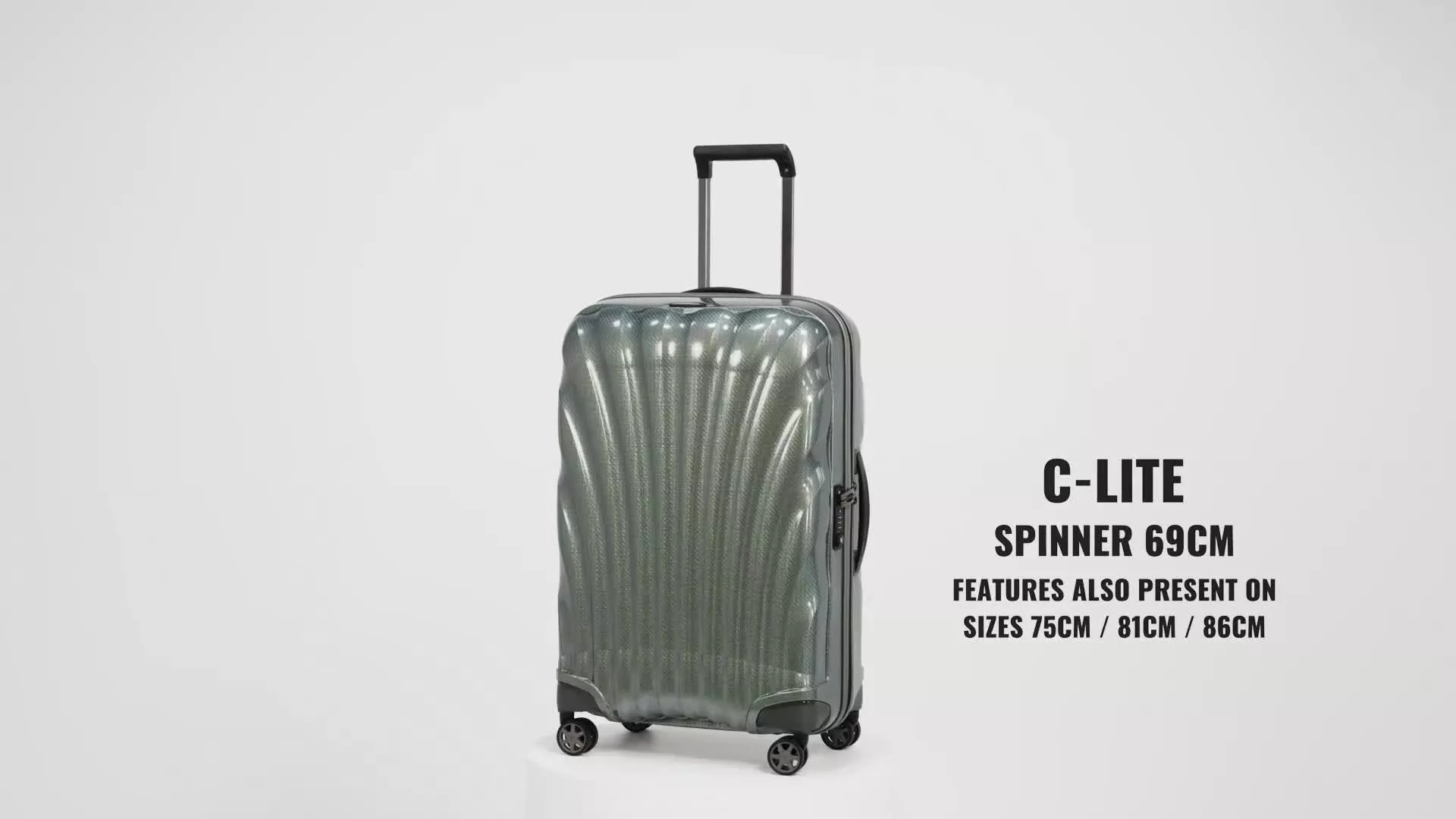 Samsonite C-Lite Spinner 4-Wheel 75cm Large Suitcase