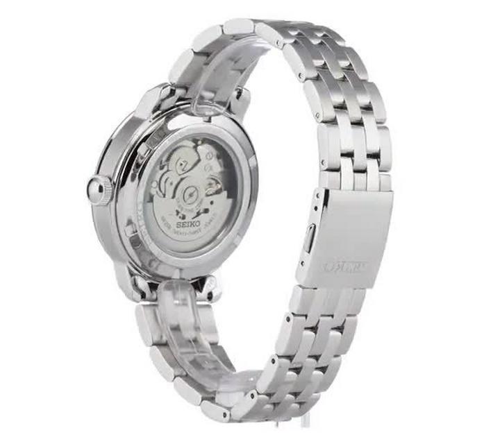 Seiko SRPA25K1 Men s Automatic Date Bracelet Strap Watch Silver Blue