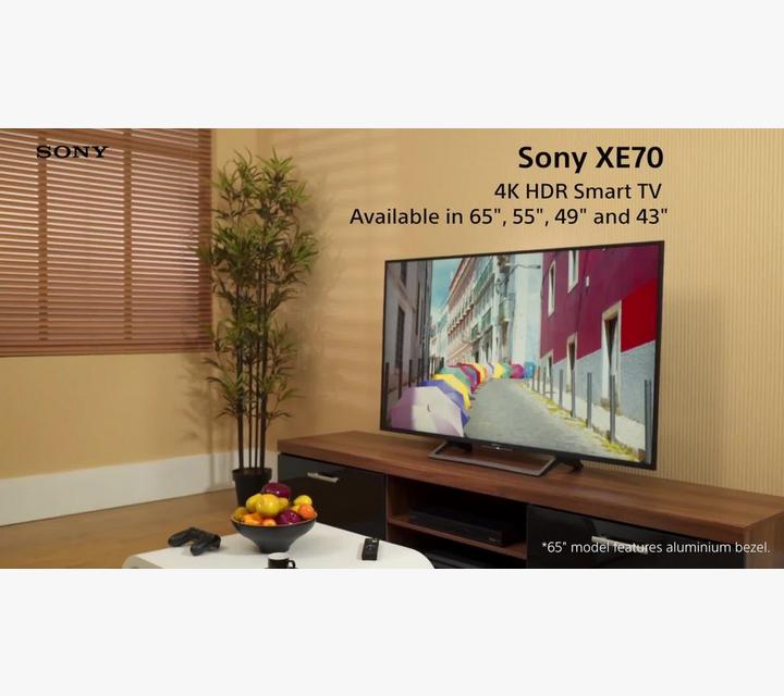 Sony Bravia KD43XE7073 LED HDR 4K Ultra HD Smart TV, 43 Sony Bravia KD43XE7073 LED HDR 4K Ultra HD Smart TV, 43