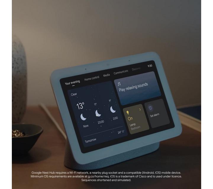 GOOGLE NEST HUB * shops CHARCOAL COLORWAY*