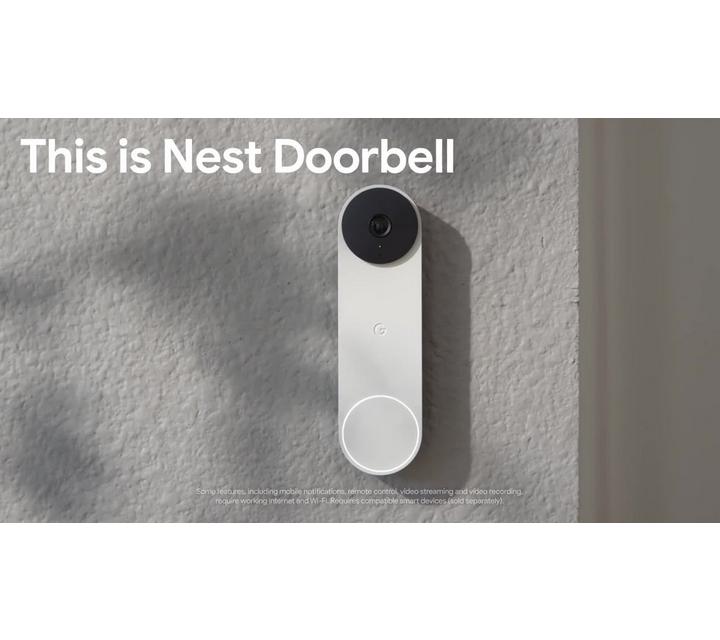 Entry Key Nest Hello Deal Google Nest Video Doorbell, Battery