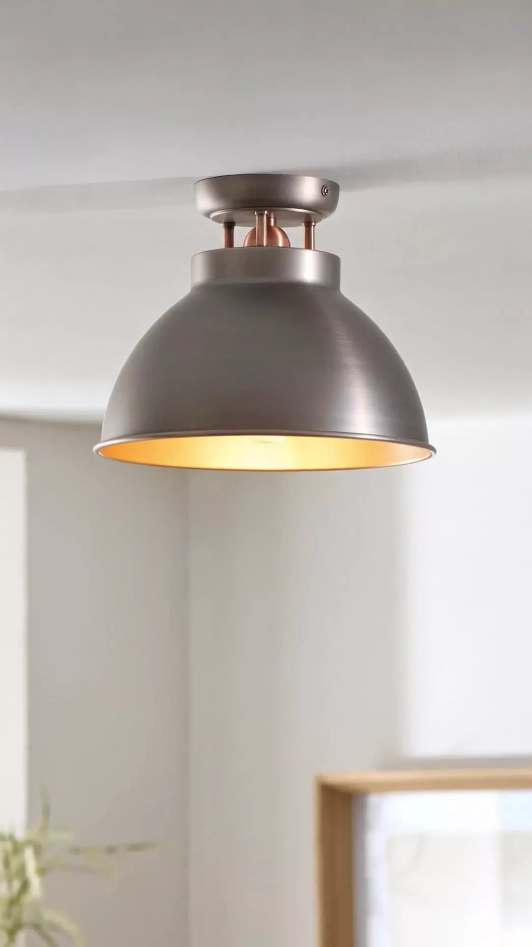 John Lewis Baldwin Semi Flush Ceiling Light
