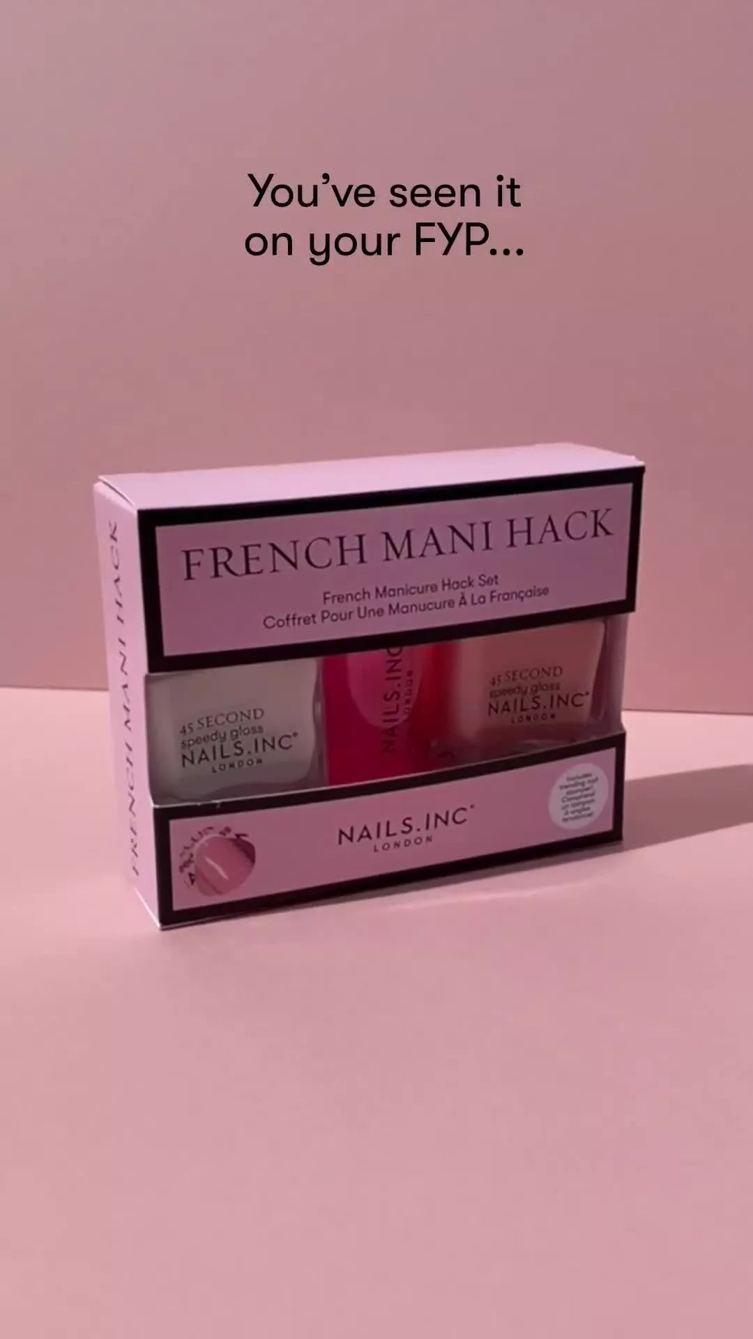 Technic French Manicure Set – Nagelpflege-Set Mit Allem Für Perfekte French Nails, Inkl. Etui